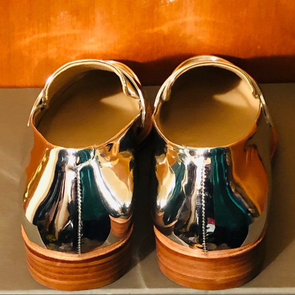 ❤️❤️ BNWOT Gorgeous Steven by Steve Madden Silver Loafers❤️❤️ - Picture 3 of 7